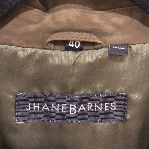 JHANE BARNES MEN’s SUEDE JACKET FOREST GREEN - Picture 3 of 6